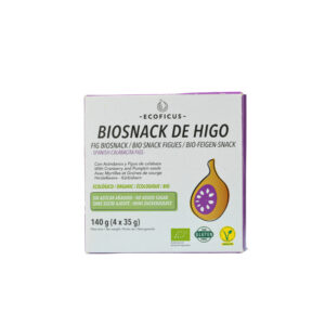 Barrita energéticas BIO de higo con arándanos y pipas de calabaza 4uds